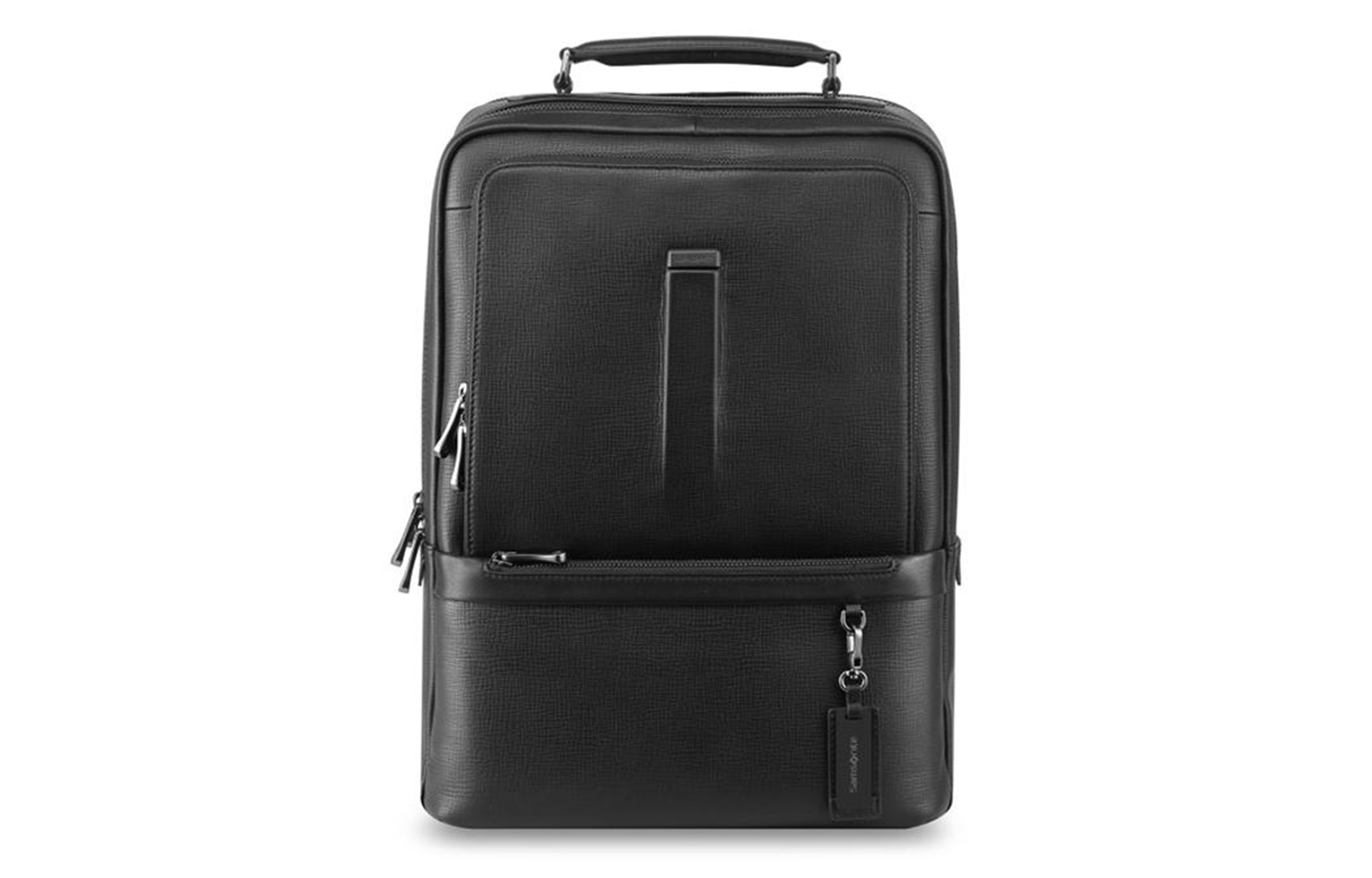 

Samsonite Кожаный рюкзак мужской черный