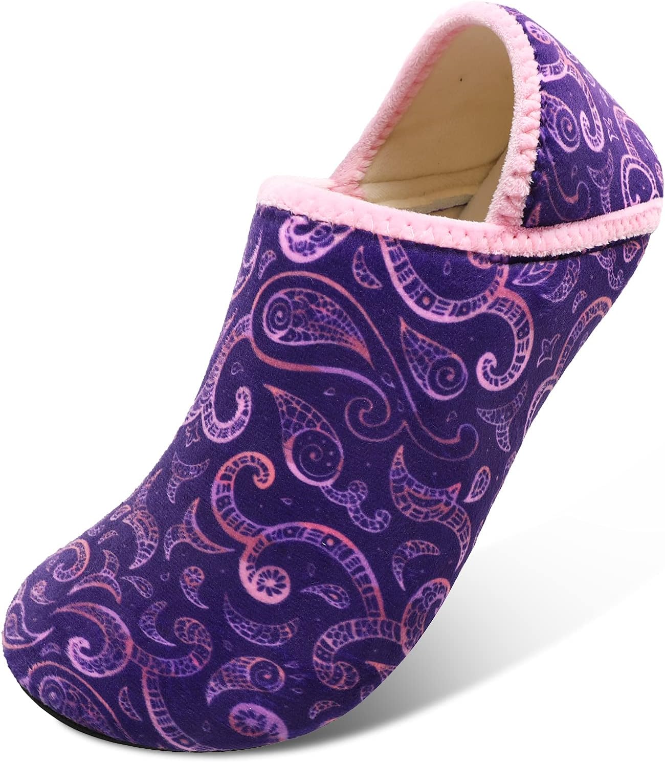 

Унисекс тапочки Scurtain для взрослых с резиновой подошвой, пурпурный