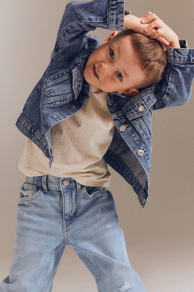 

Джинсы свободного кроя H&M, синий