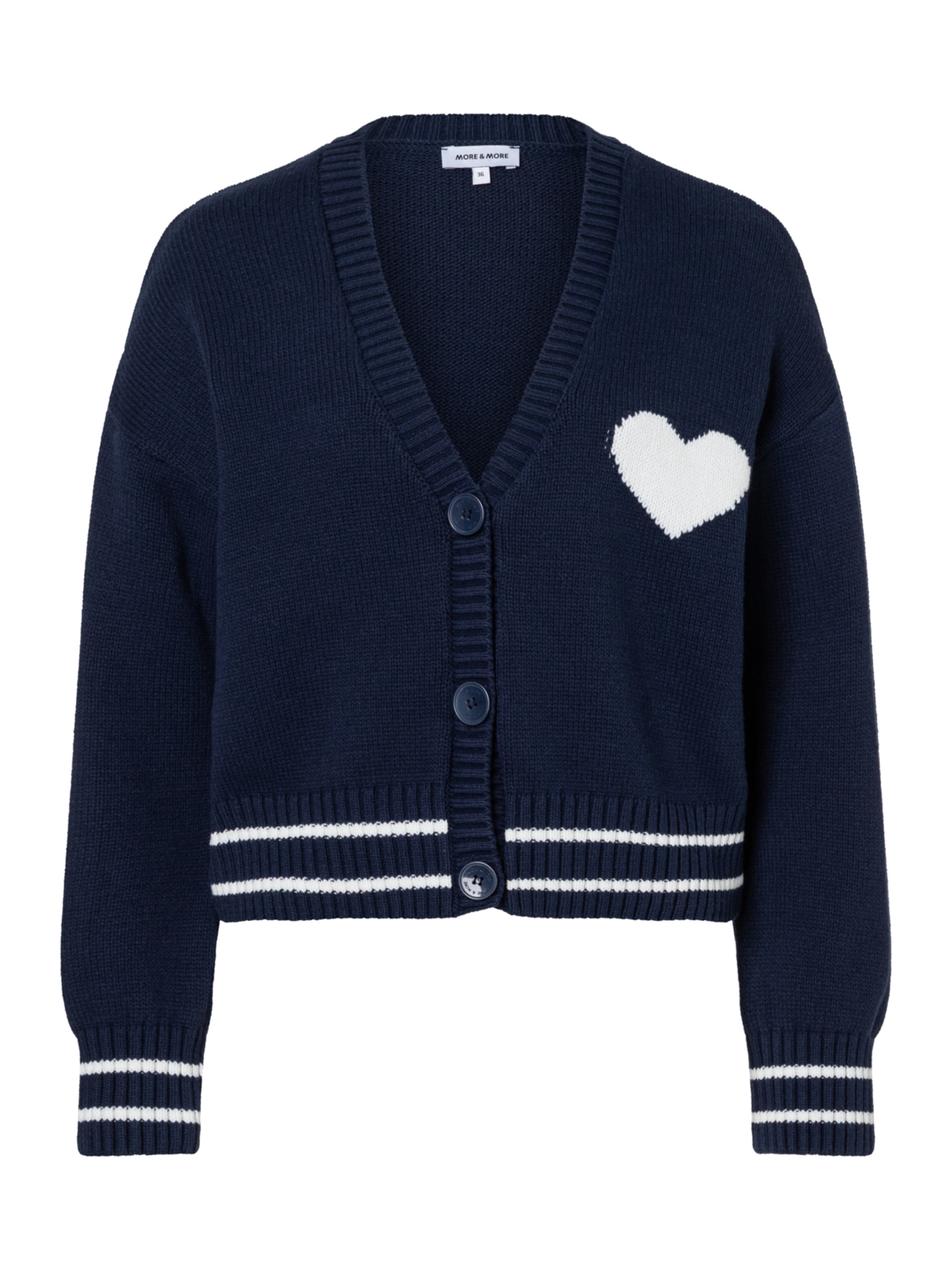 

MORE & MORE Трикотажный кардиган в темно-синем цвете