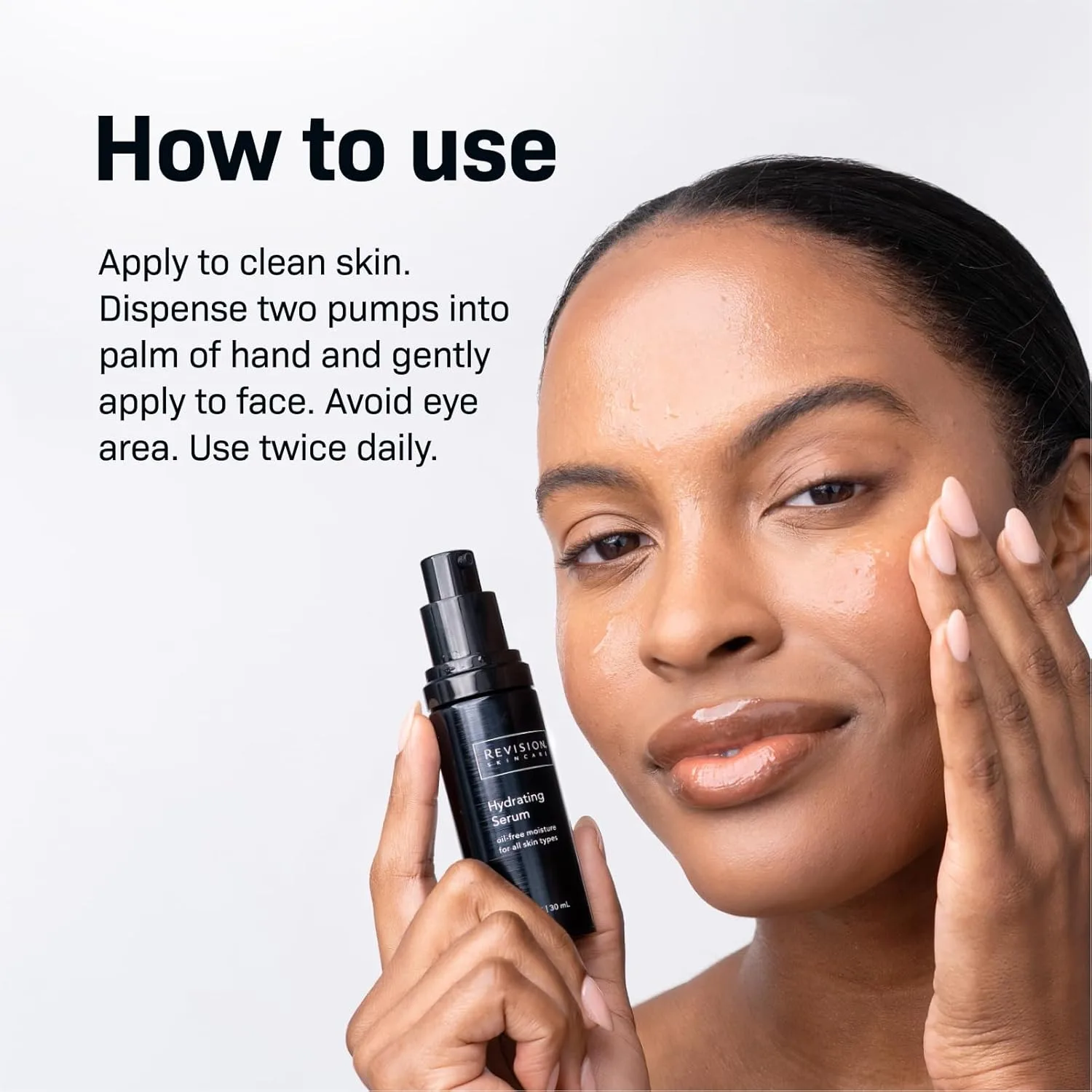Сыворотка Revision Skincare — Увлажняющая , антивозрастная увлажняющая , формула без масел с двумя формами гиалуроновой, 29.6 мл — фото 4