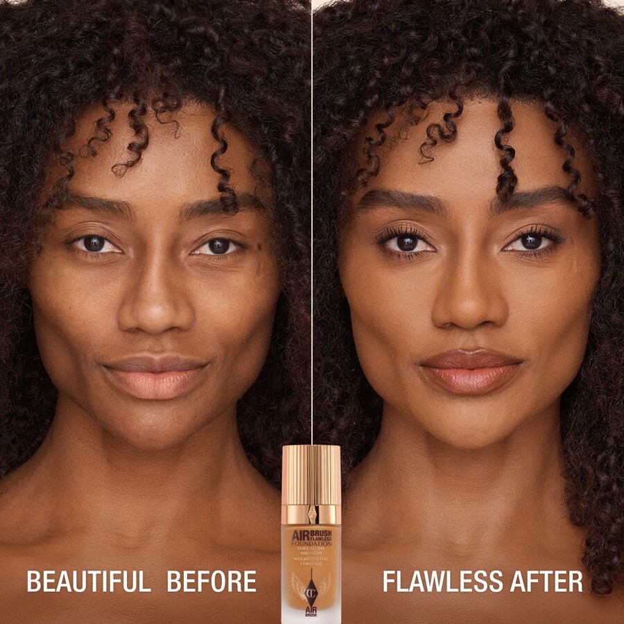 Безупречная матирующая тональная основа Airbrush Flawless Blurring & Matte Full Coverage Foundation Charlotte Tilbury, 1 oz/30 mL, 12 Neutral — фото 2