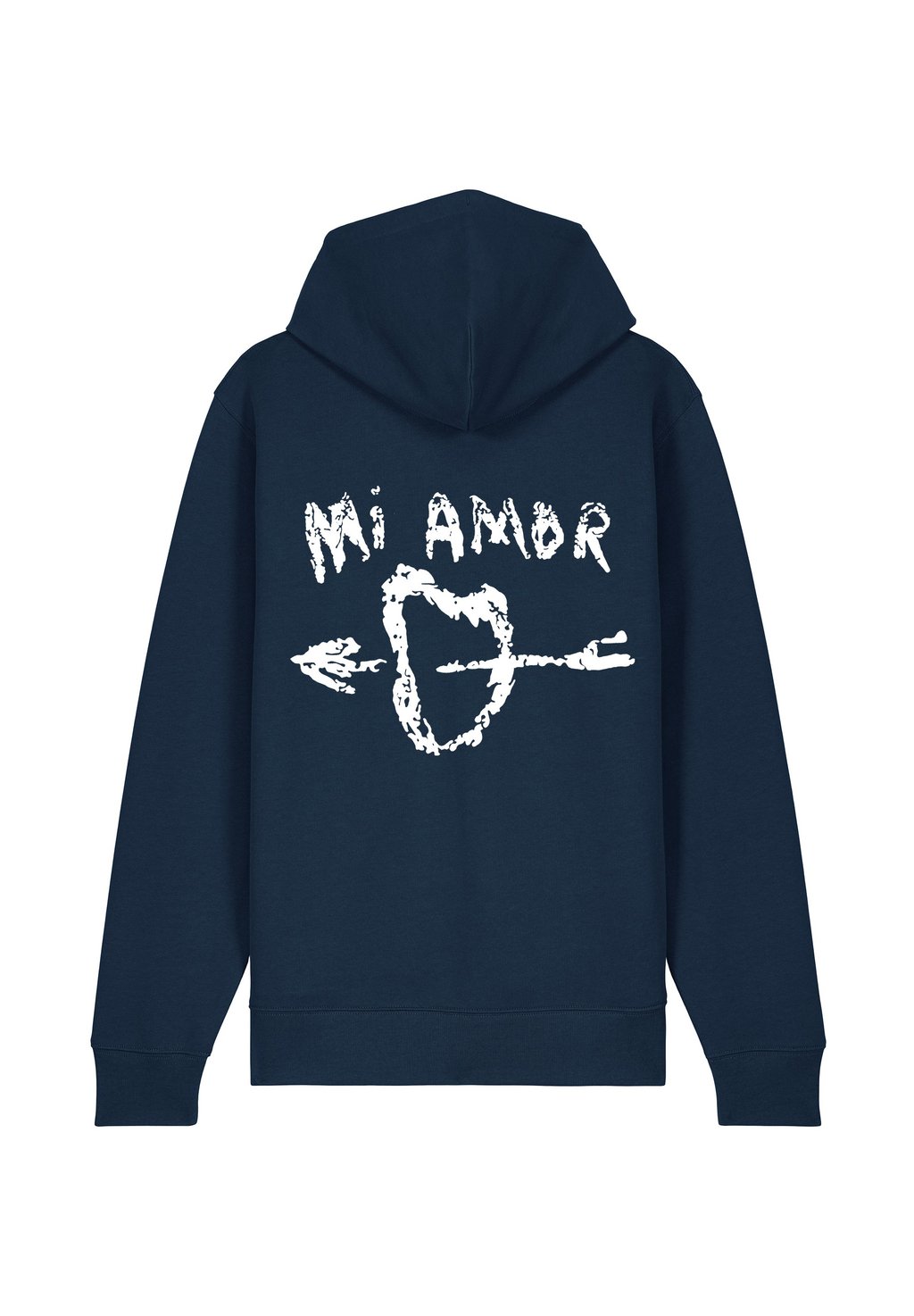

Толстовка на молнии MI AMOR BACK EMBROIDERY Mira Paris, темно-синий