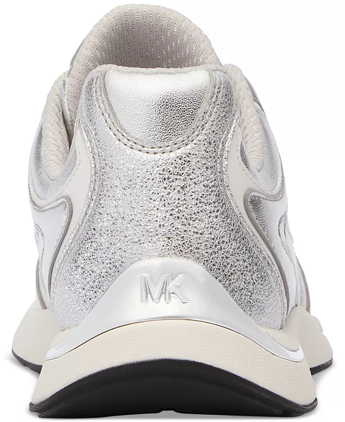 Женские кроссовки Riley Trainer Michael Kors, серебряный — фото 3