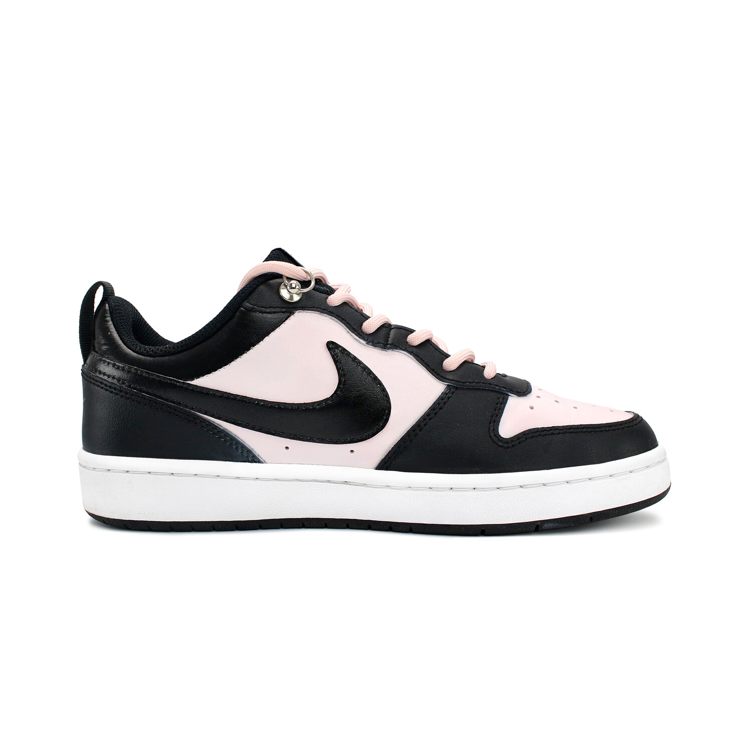 

Кроссовки Nike Court Borough Skateboard Shoes Women's Low-Top Black Pink, Черный, Кроссовки Nike Court Borough Skateboard Shoes Women's Low-Top Black Pink