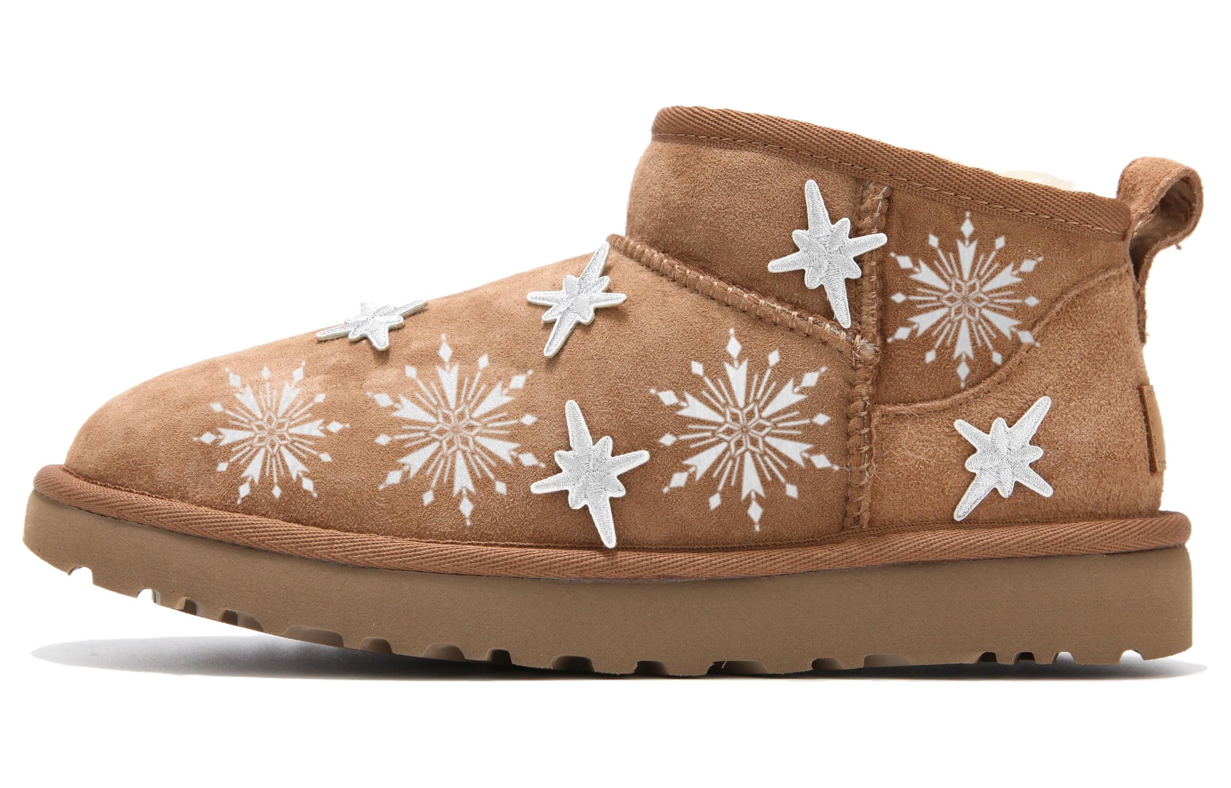 

CLASSIC ULTRA MINI Зимние ботинки женские каштановые Ugg, цвет Chestnut