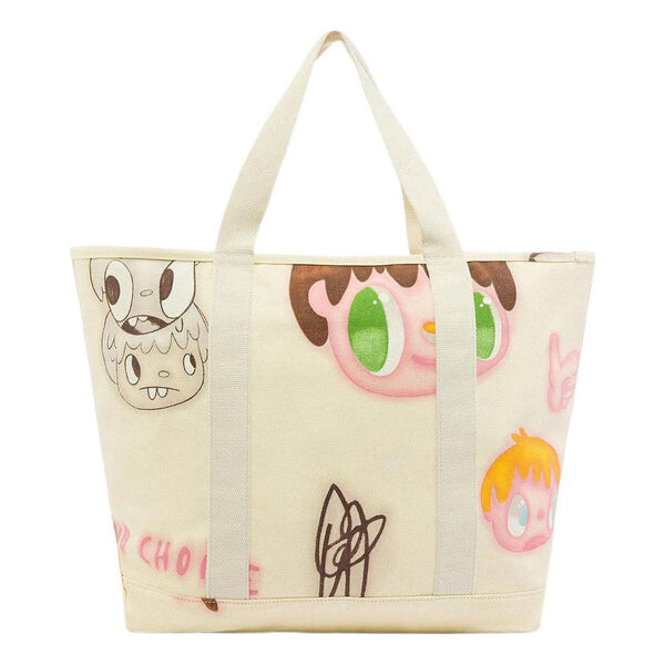 

Сумка x javier calleja tote bag 'white multi-color' Vans, белый