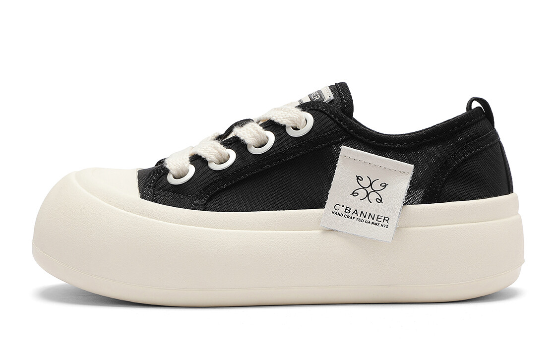 

Кроссовки CВ°BANNER Skateboard Shoes Women's Low-Top Black, Черный, Кроссовки CВ°BANNER Skateboard Shoes Women's Low-Top Black