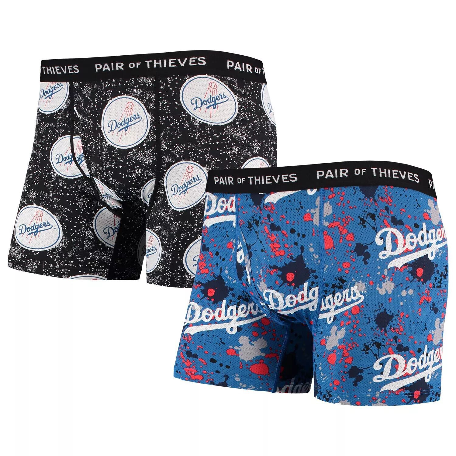 

Мужская пара трусов-боксеров Thieves Royal/Black Los Angeles Dodgers Super Fit, комплект из 2 трусов-боксеров