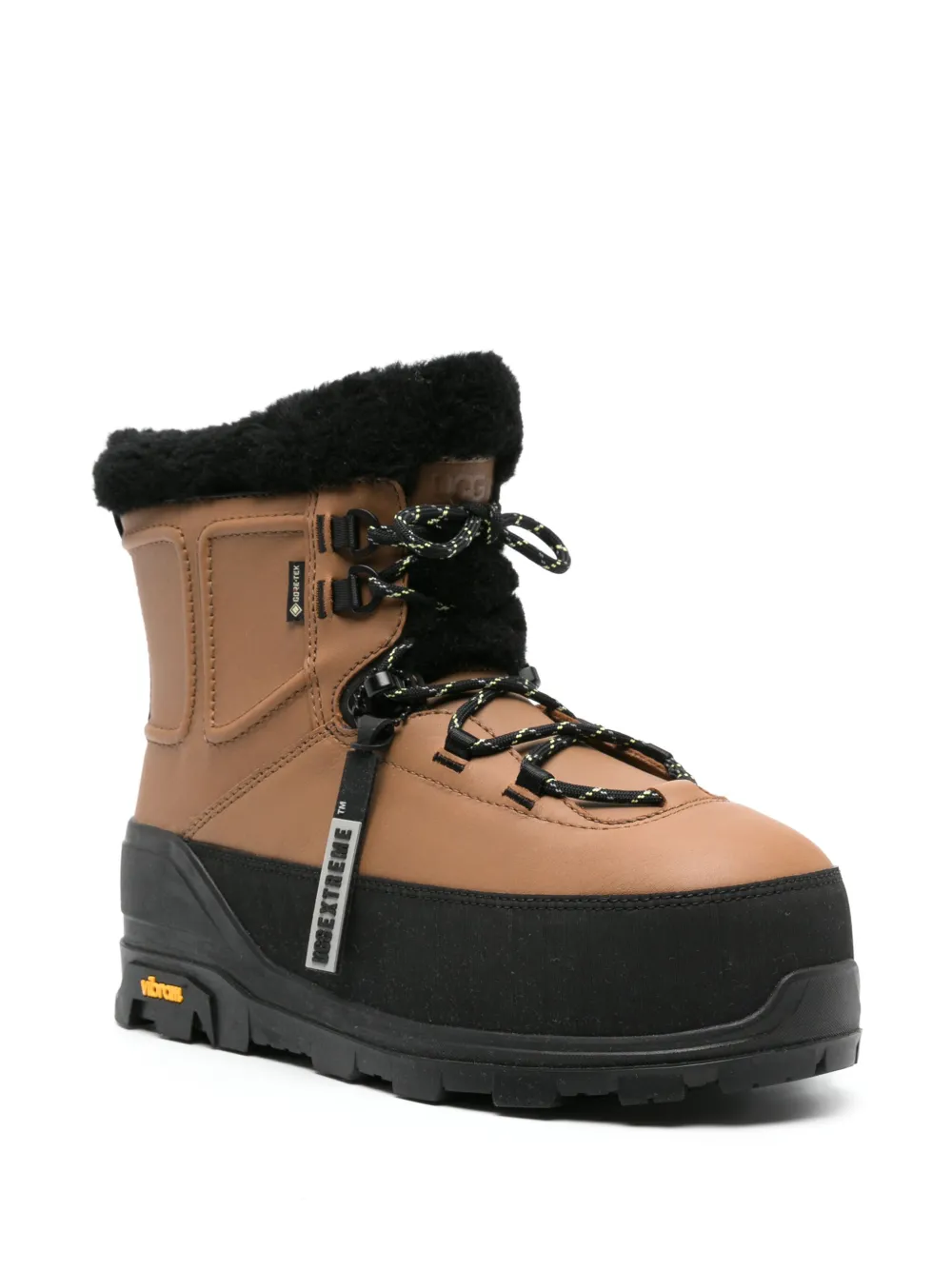 Мужские ботинки UGG Shasta с мембраной Gore-Tex утепленные, коричнево-черный — фото 2