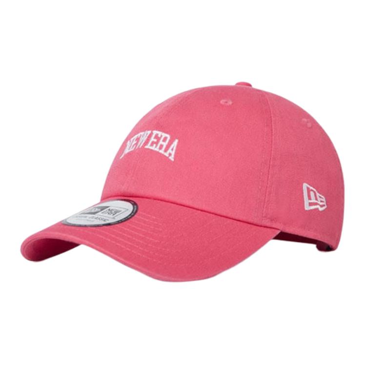 

New Era Хлопковая бейсболка унисекс розовая, Pink