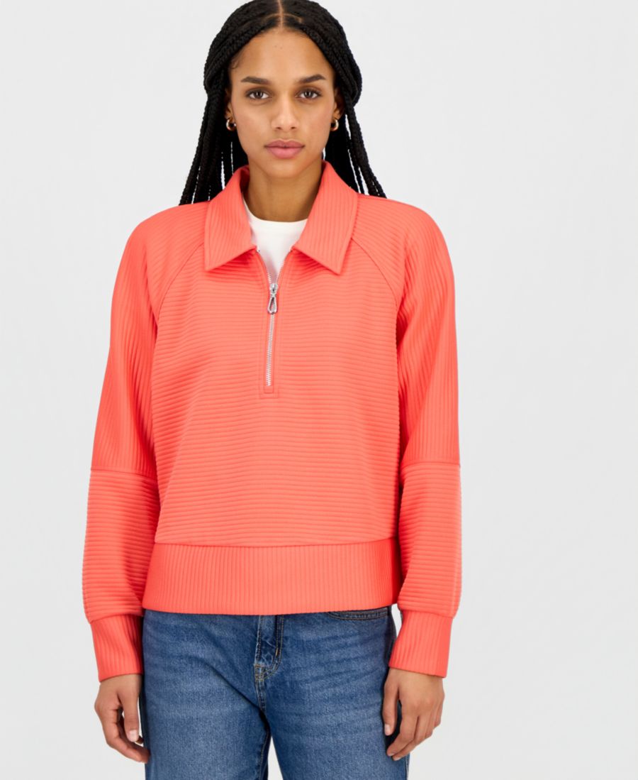 

Женская толстовка с застежкой-молнией до четверти длины и оттоманкой Nautica Jeans, Coralie, Розовый, Женская толстовка с застежкой-молнией до четверти длины и оттоманкой Nautica Jeans, Coralie