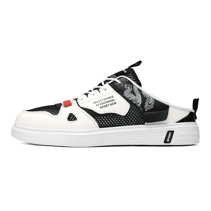 

Сандалии с закрытым носком мужские TFKY, White Black