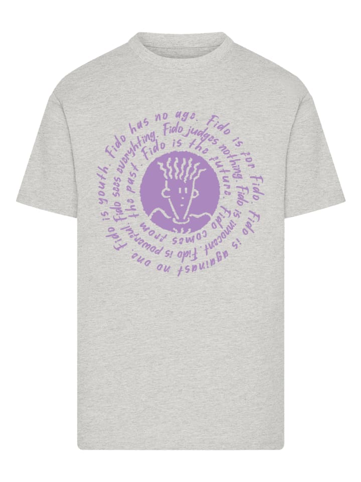 

Футболка Fido Dido Is For Fido Spiral в сером меланже F4NT4STIC, Серый, Футболка Fido Dido Is For Fido Spiral в сером меланже F4NT4STIC