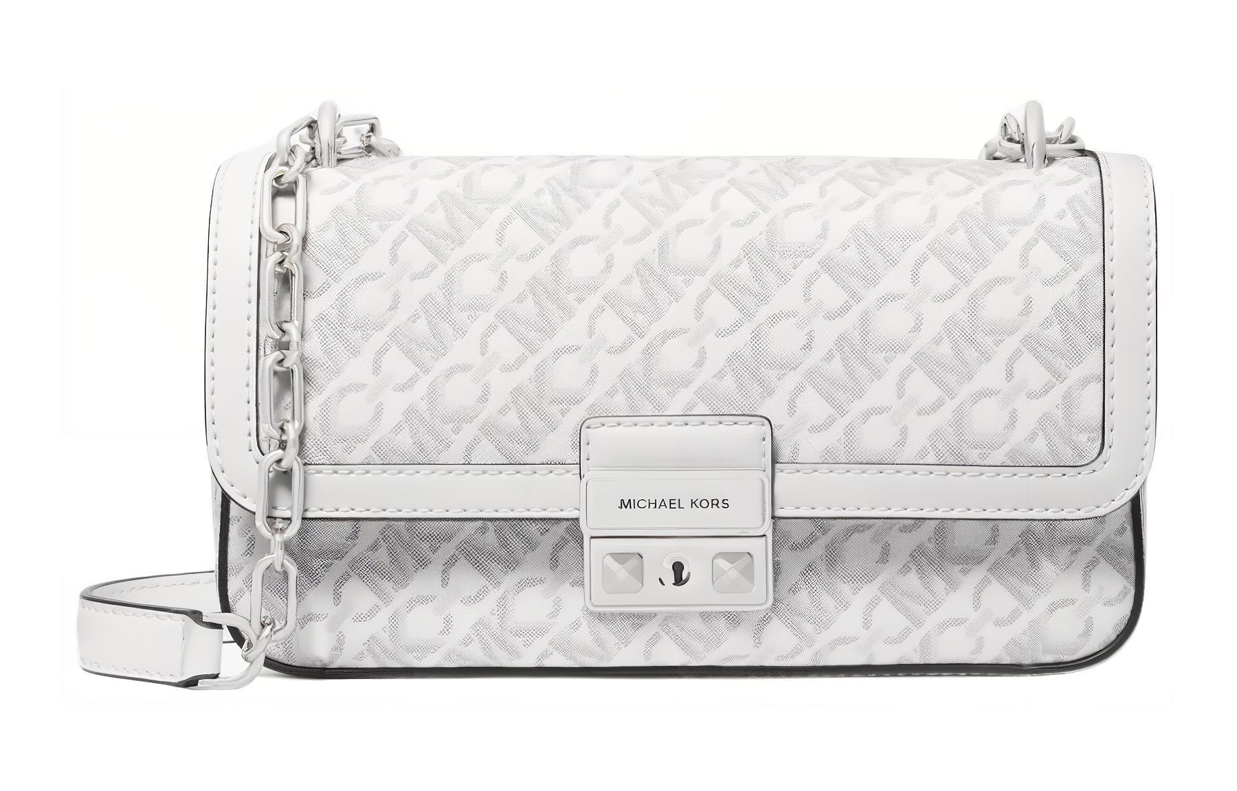 

MICHAEL KORS Женская белая сумка через плечо из искусственной кожи