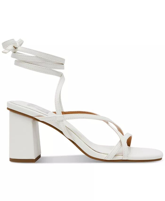 Женские сандалии Haze Strappy Lace-Up Block Heel Dress Sandals DV Dolce Vita, белый — фото 2