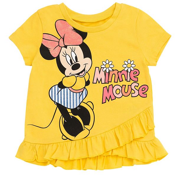 Футболка Disney Minnie Mouse и шорты из шамбре Imagikids, Hello Sunshine — фото 2