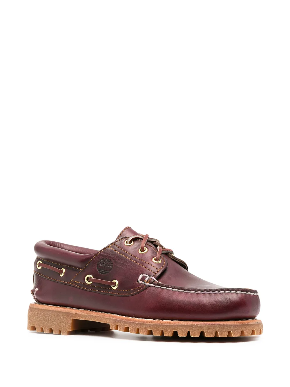 Туфли 3-Eye Classic на рифленой подошве Timberland, красный — фото 2