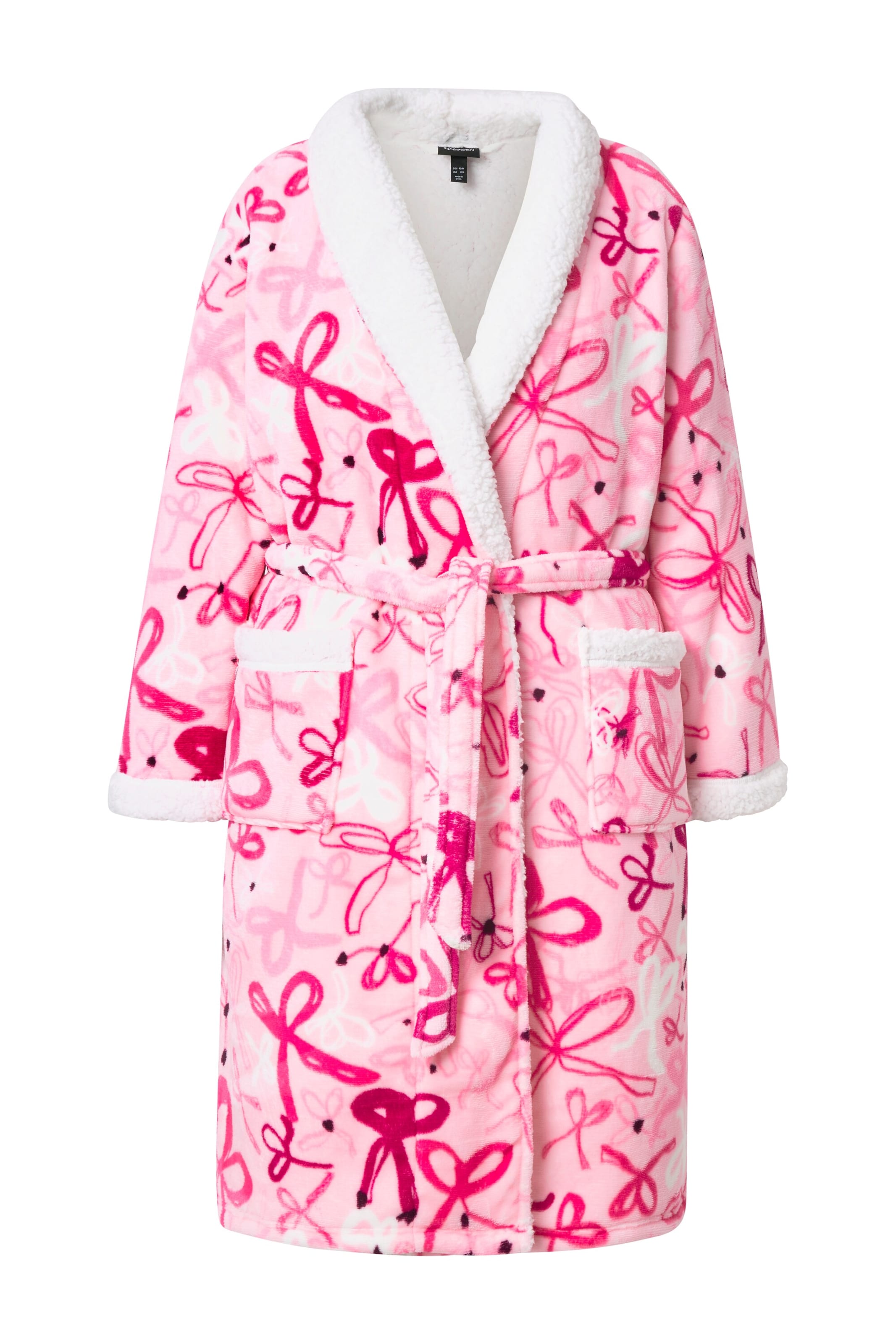 

Ulla Popken Длинный халат в светло-розовом цвете