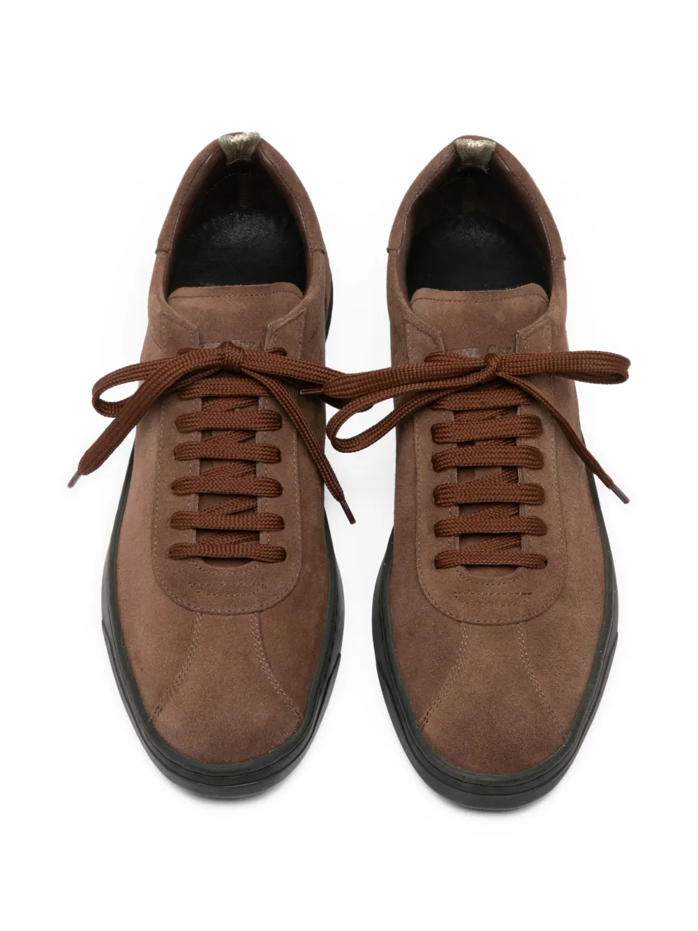 Замшевые кроссовки на шнуровке Officine Creative, коричневый — фото 3