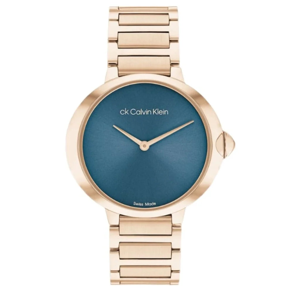 

Женские кварцевые часы Calvin Klein Timeless 36 мм, золотой