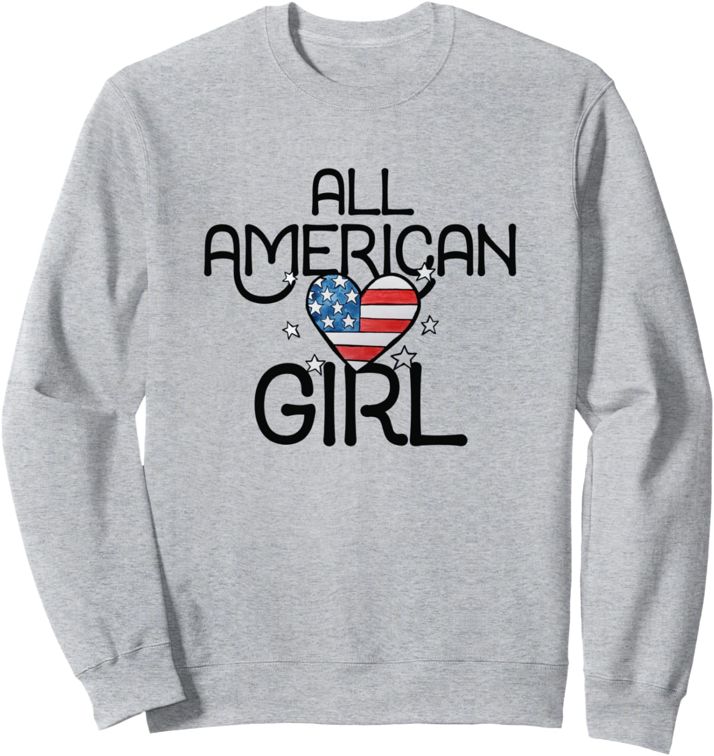 

Толстовка All American Girl USA Heart Stars Usa Snugg, серый