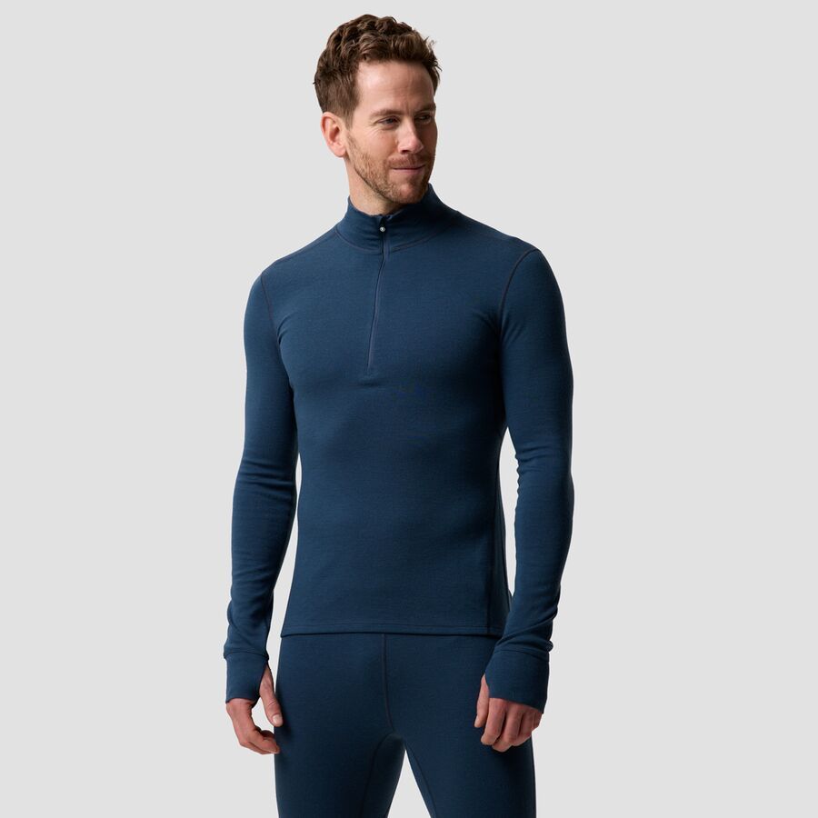 

Термофутболка Backcountry Cedars RWS Merino Mid-Wt Baselayer 1/4-Zip Top Backcountry, Midnight Blue