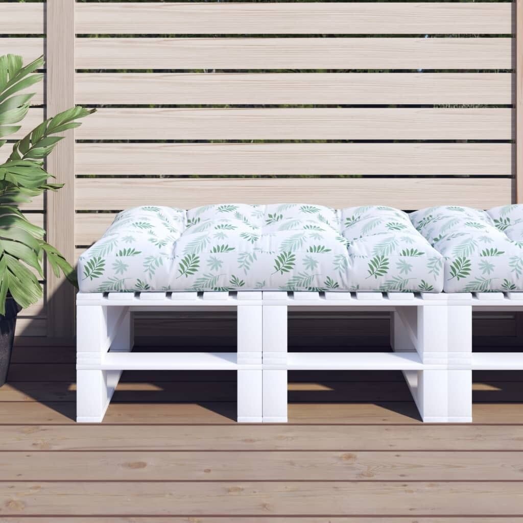 

Подушка поддон лист узор 120х80х12 см ткань DKD HOME DECOR