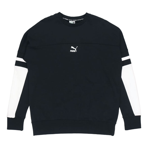 

Толстовка casual sports round neck long sleeves black Puma, черный