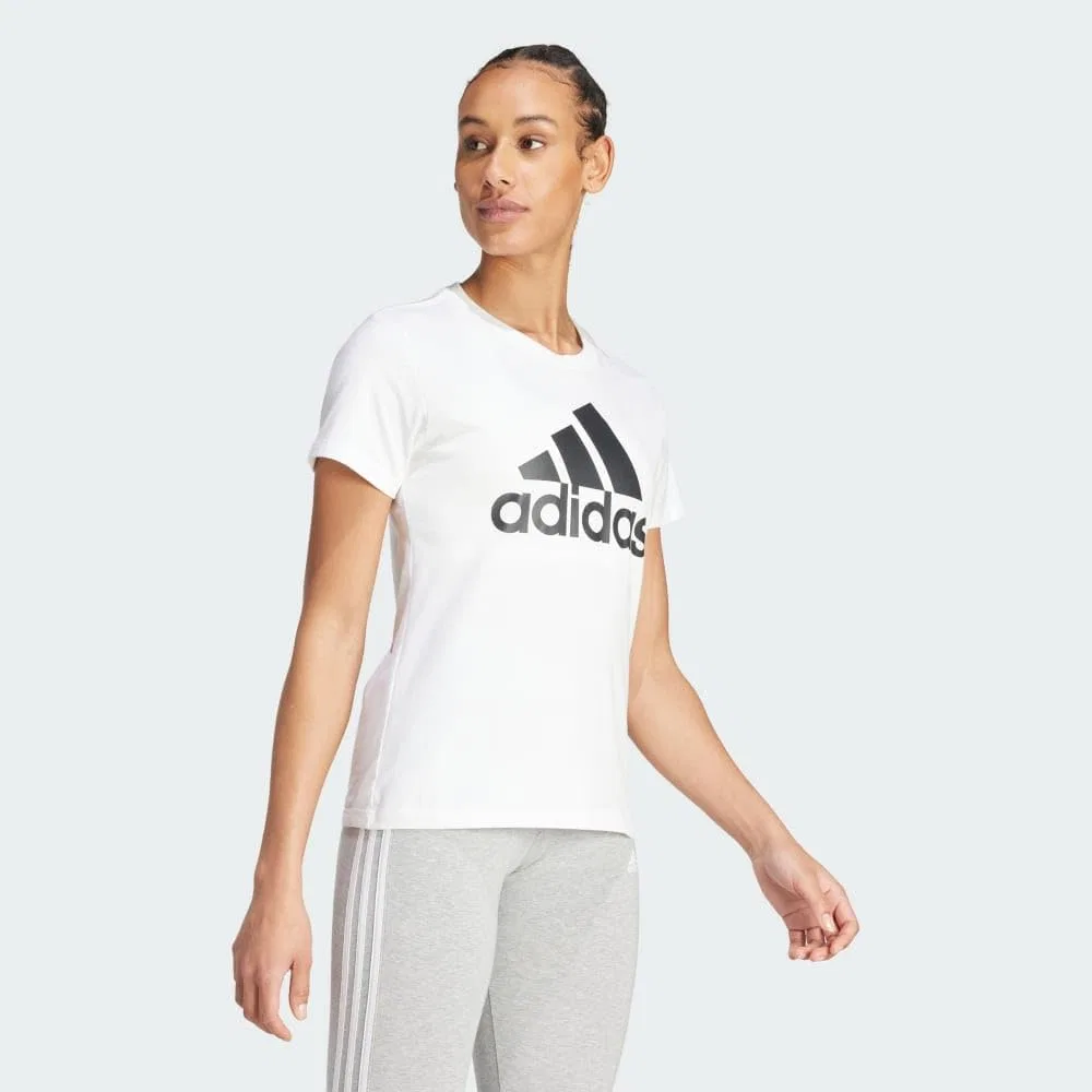 Футболка женская adidas, цвет White/Black — фото 4