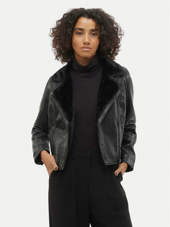 

Куртка из искусственной кожи, стандартного кроя Vero Moda, черный