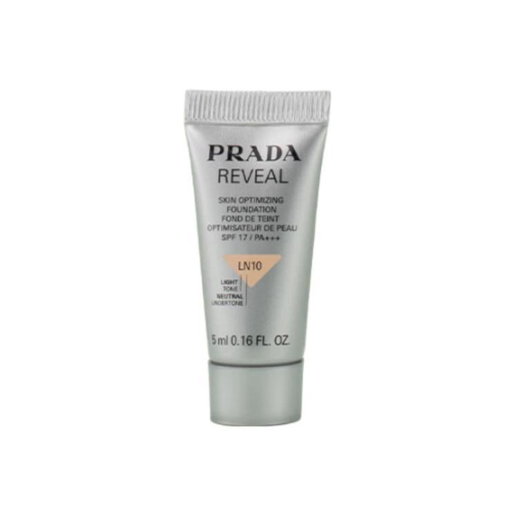 

Жидкая тональная основа original radiance skin foundation sample pack легко растушевывается 5мл/5мл*2/5мл*3/5мл*5/5мл*8 PRADA, #LN10