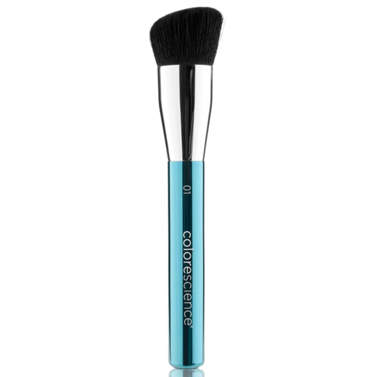 Профессиональная угловая кисть для лица Colorescience-01, Black