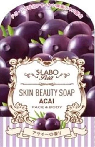 Мыло для лица и тела S-LABO Petite Skin Beauty Soap с асаи, 60 г