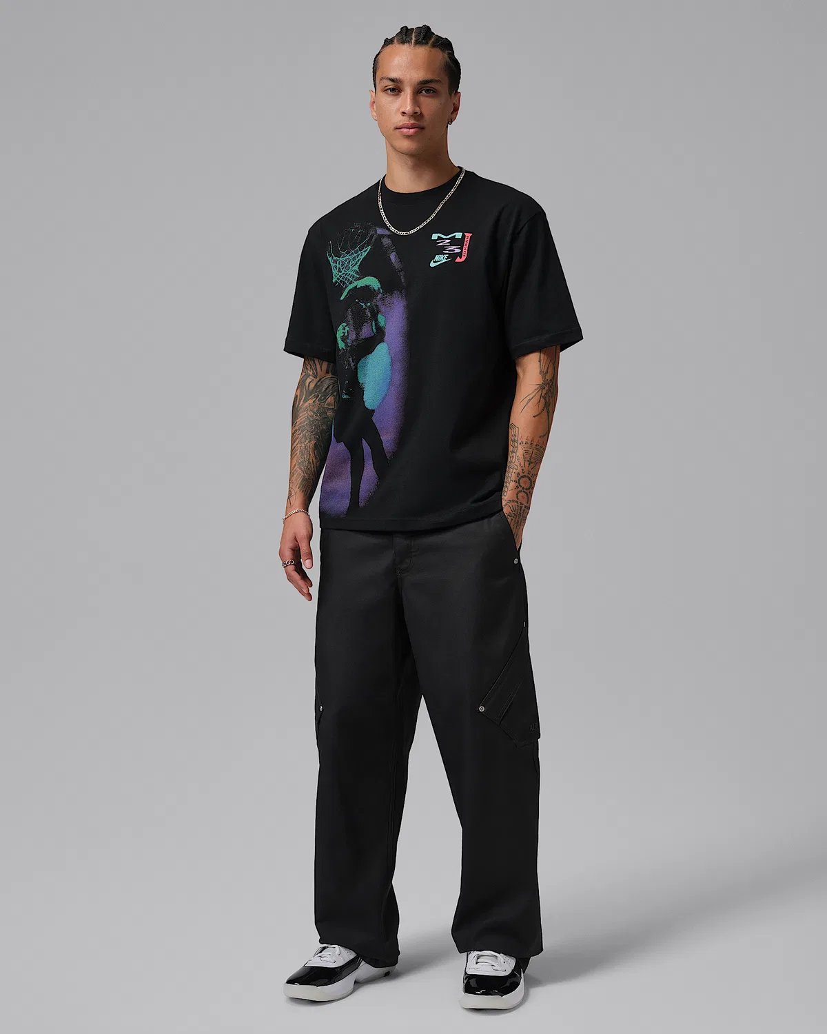 Мужская футболка Jordan Brooklyn, Black — фото 4