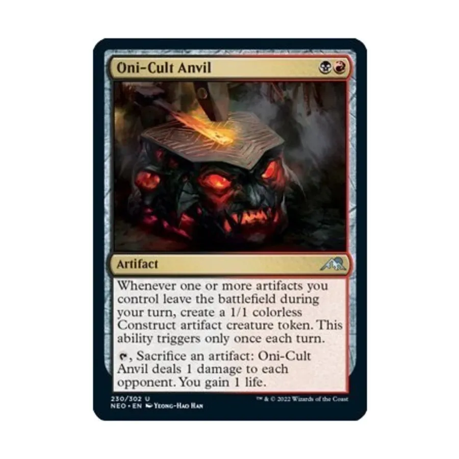 

CCG Наковальня Они-Культа (U), MTG - Kamigawa : Neon Dynasty