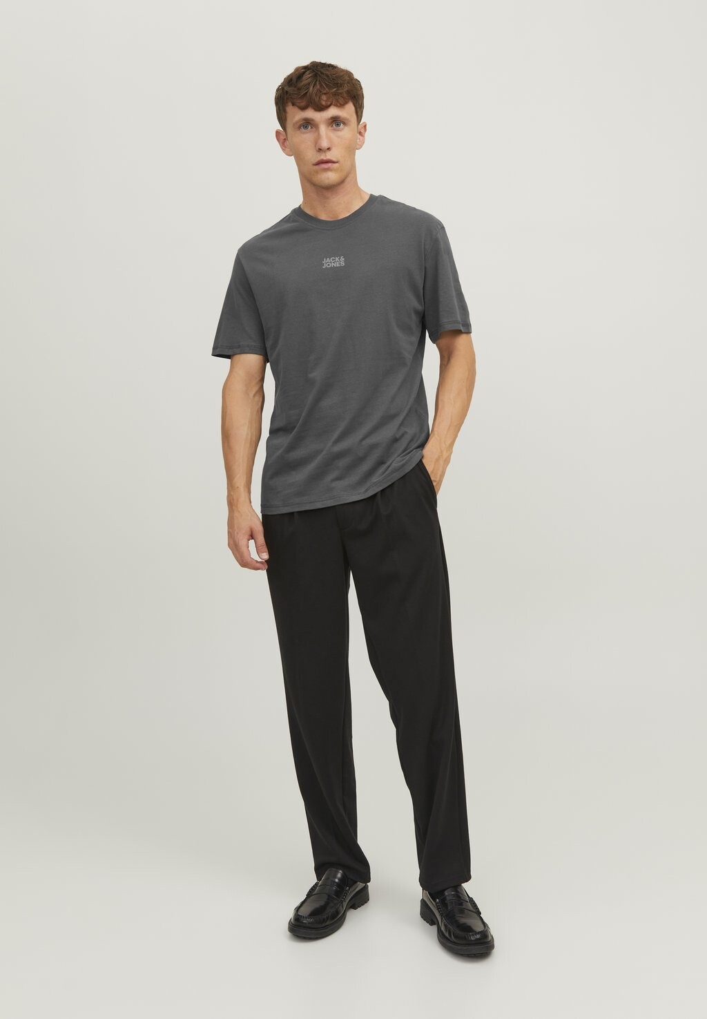 

Базовая футболка CREW NECK Jack & Jones, темно-серый