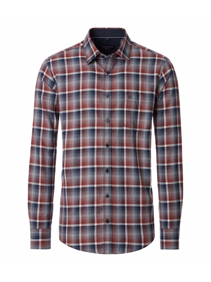 

CASAMODA Повседневная рубашка красного цвета