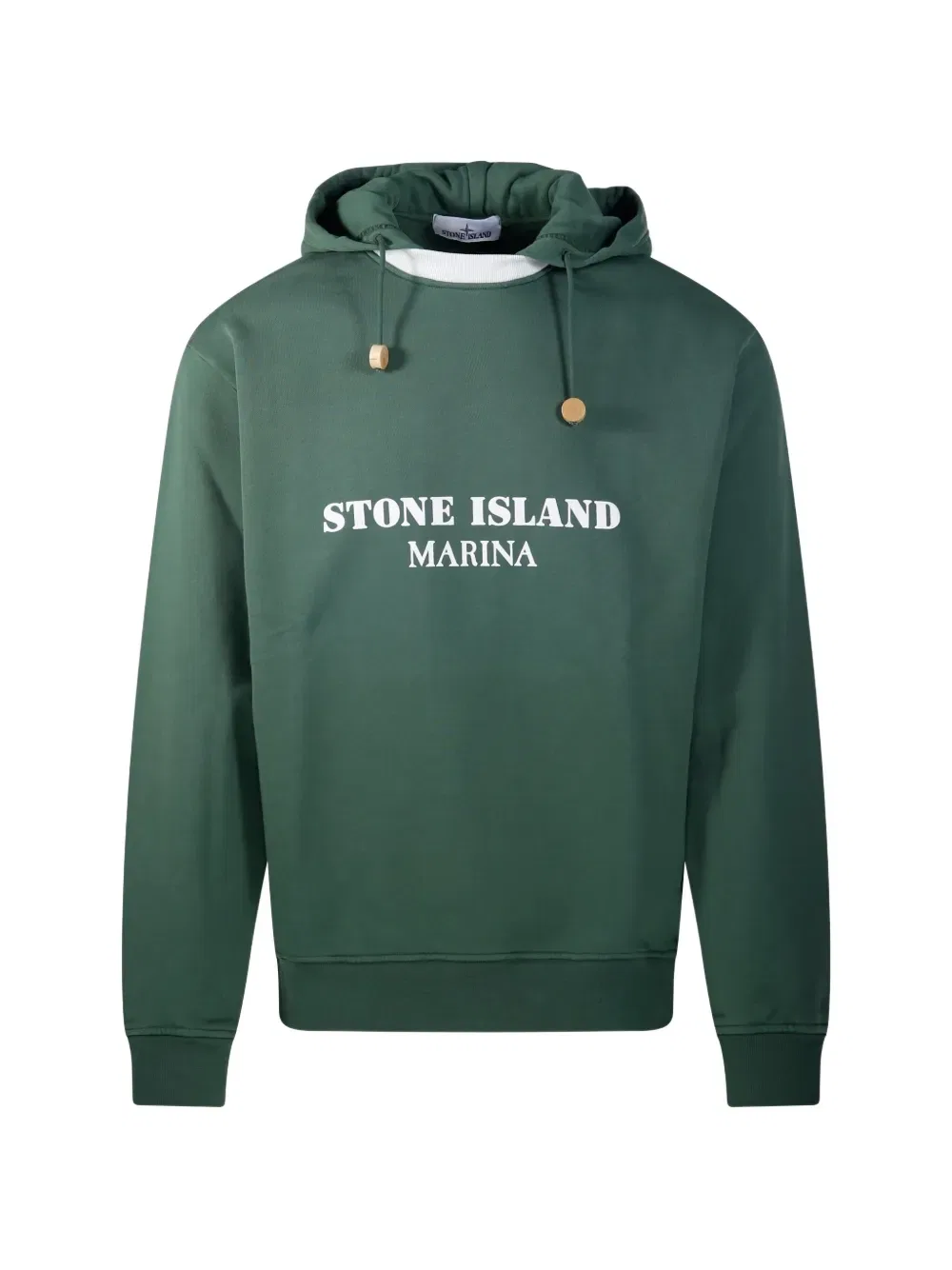 Худи с логотипом Marina Stone Island, зеленый