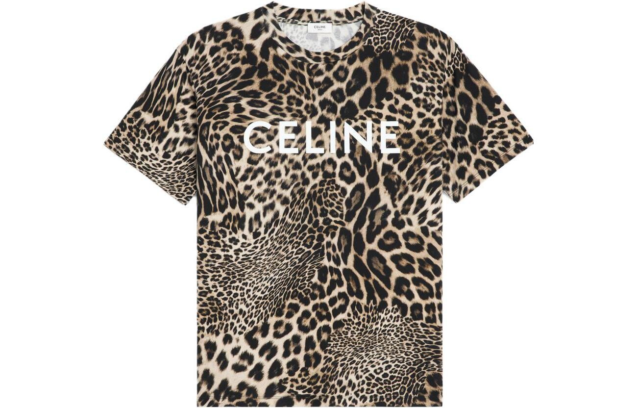 

Футболка мужская коричневая Celine, коричневый