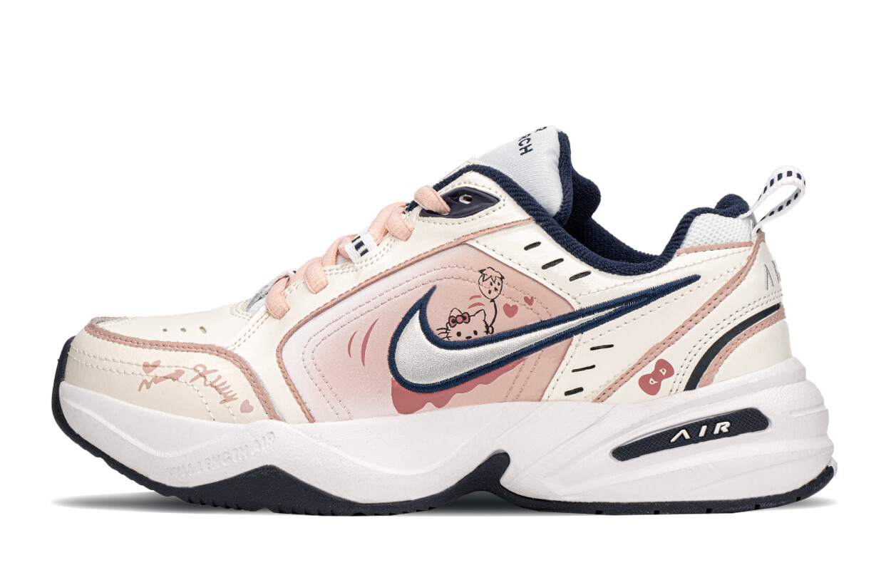 

Кроссовки Nike Air Monarch 4 Chunky Sneakers Unisex Low-top White/pink, белый