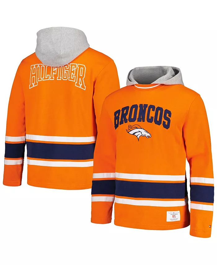 

Мужская оранжевая мода Ivan толстовка с капюшоном Denver Broncos Tommy Hilfiger