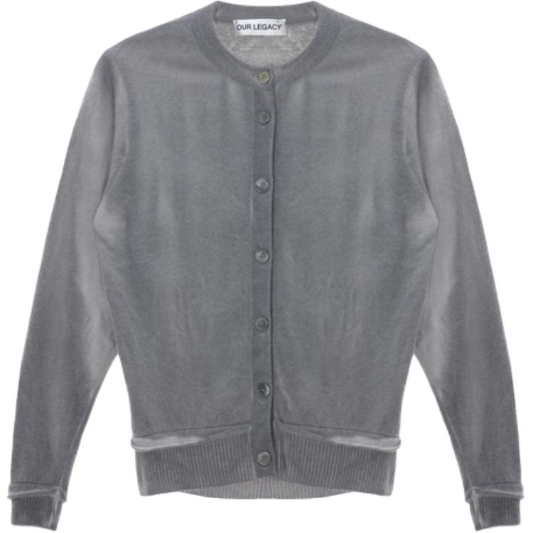 

Кардиган с застежкой на две пуговицы OUR LEGACY, серый