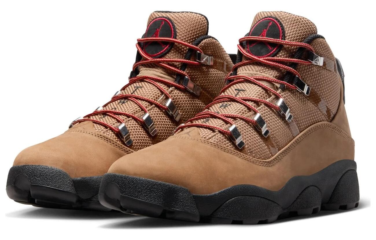Jordan Air Jordan 6 Rings винтажные баскетбольные кроссовки мужские, Brown — фото 3