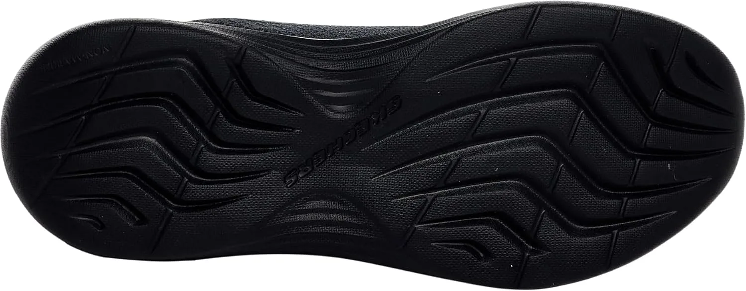 Кроссовки Skechers Gowalk Arch Fit, спортивные слипоны, повседневные лоферы для походов, беговые кроссовки, черный/салатовый — фото 3
