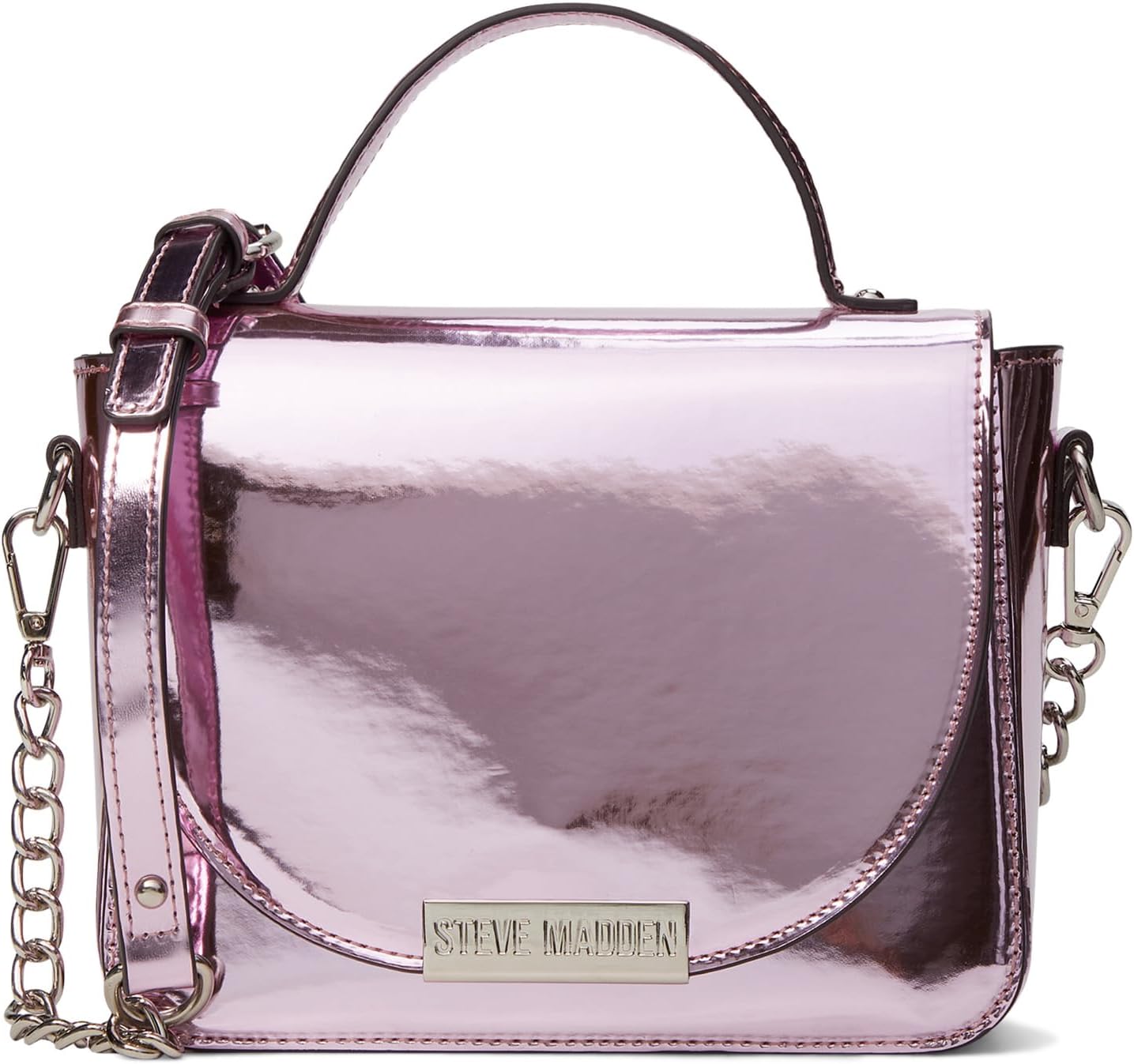 

Сумка кросс-боди Steve Madden BMelodie Metallic, цвет Pink Metallic