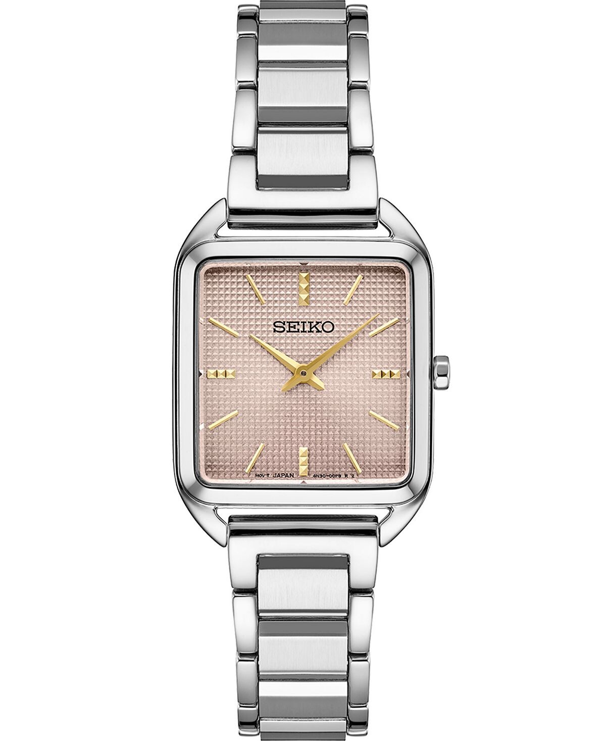 

Женские часы Essentials из нержавеющей стали с браслетом 26 мм Seiko, розовый