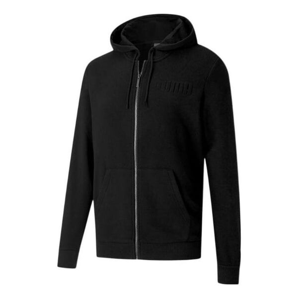

Куртка modern basics full-zip jacket 'black' Puma, черный