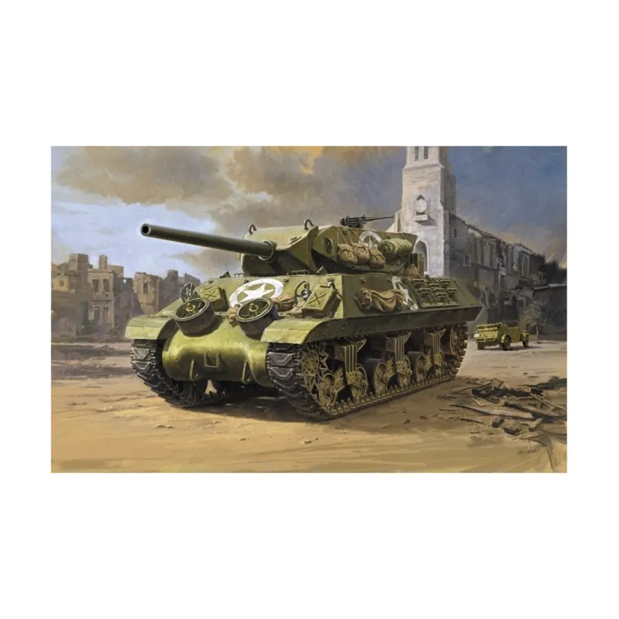 

Американский истребитель танков M10 — среднее производство, Military Model (1:48) (Tamiya)