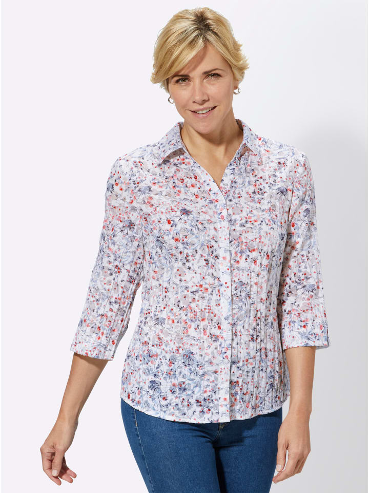 

Блузка с короткими рукавами в красный узор WITT WEIDEN